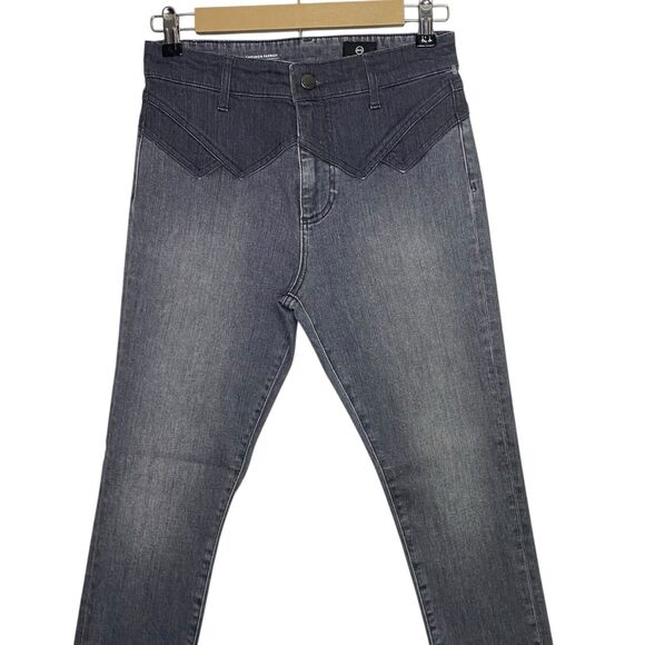 AG Adriano Goldschmied Jeans Womens 26 Gray Farrah High Rise Western Cowgirl NWT - Picture 6 of 12